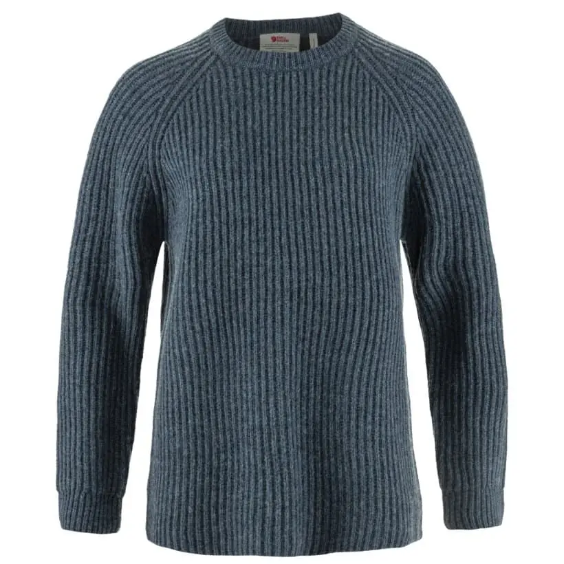 Övik Rib Sweater W Farbe: 560 - Navy - Övik Rib Sweater W