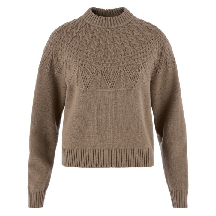 Övik Solid Jacquard Knit W