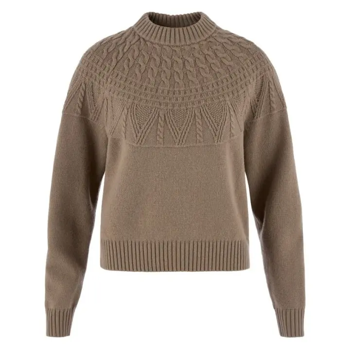 Övik Solid Jacquard Knit W