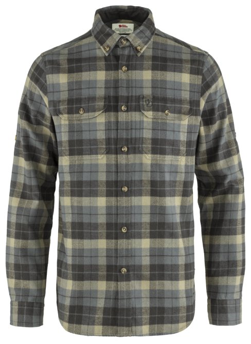 Singi_Heavy_Flannel_Shirt_M_81373-046-018_A_MAIN_FJR.jpg Farbe: 555/232 - Dark Navy/Buckwheat Brown - Singi Heavy Flannel Shirt M