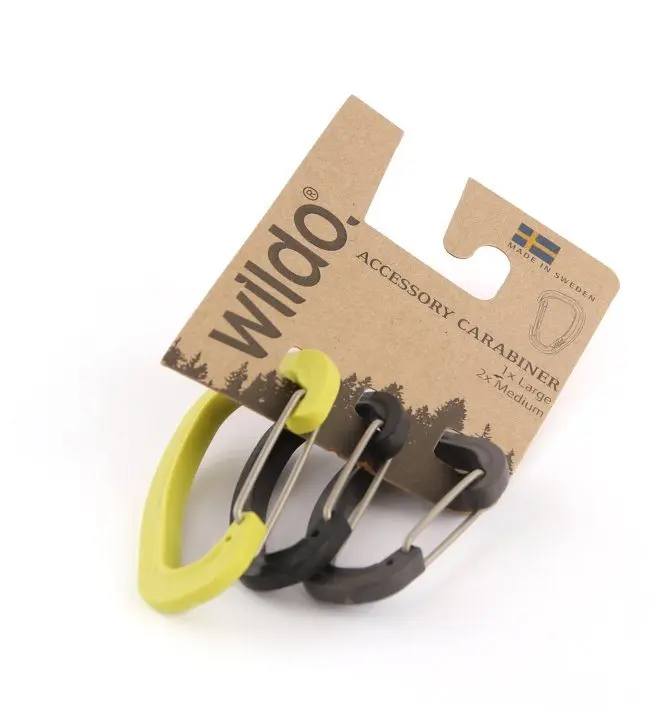 Farbe: desert black lime - Karabiner Set (3 Stück) 2xM 1xL