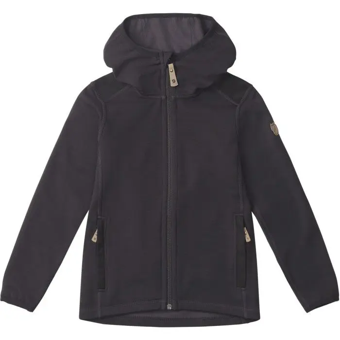 Farbe: 030/550 - Dark Grey / Black - Kids Keb Fleece Hoodie Farbe: 030/550 - Dark Grey / Black - Kids Keb Fleece Hoodie