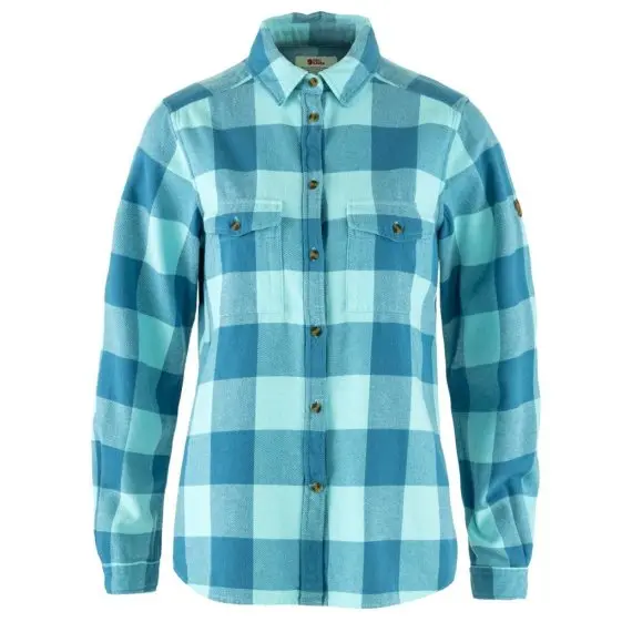 Övik Heavy Flannel Shirt W Farbe: 534 - 555 Indigo Blue/Dark Navy - Övik Heavy Flannel Shirt W