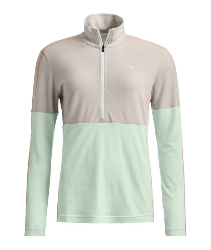 Farbe: White Tea - 185 Rock´n´Wool Zip Neck W