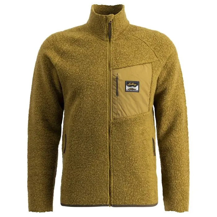 Farbe: Olive - Flok Wool Ms Pile