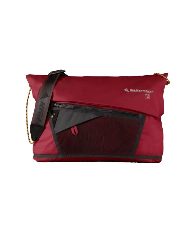 Farbe: Burnt Russet - Grid Messenger Bag