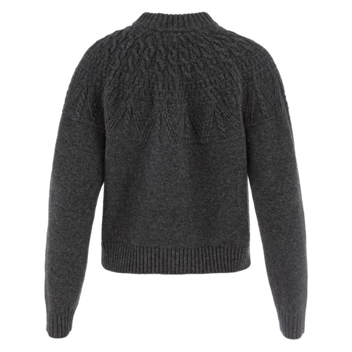 Övik Solid Jacquard Knit W