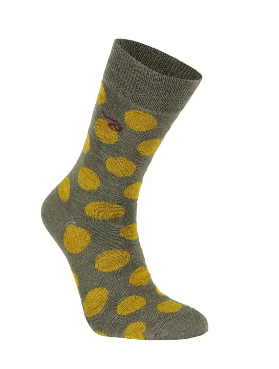 Farbe: 075/ loden green - Wool Sock Dot