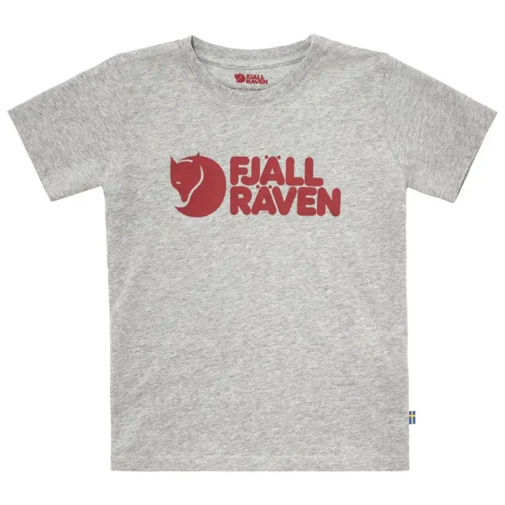 Kids_Fjallraven_Logo_T-shirt_80538-020-999_A_MAIN_FJR.jpg Farbe: Grey / Melange - Kids Fjällräven Logo T-Shirt
