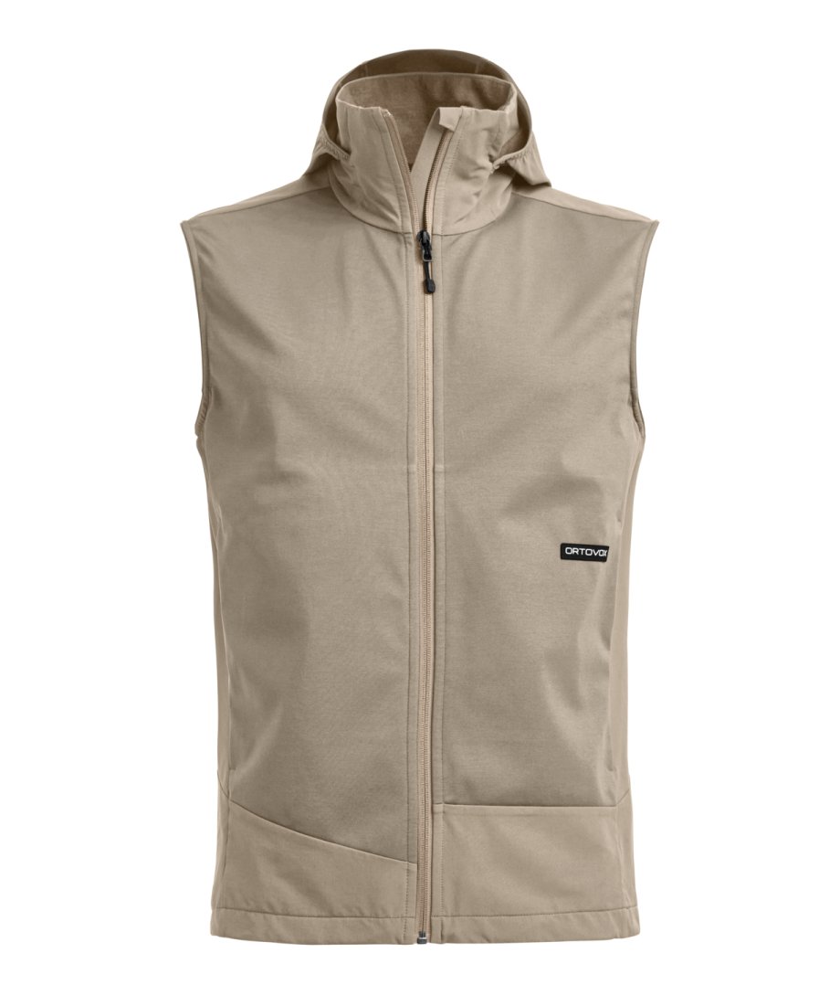 399789-70738-00401-ORTLER_SOFTSHELL_PLUS_VEST_M_dark_linen-B-01.jpg Farbe: Dark Linen - Ortler Softshell Plus Vest M