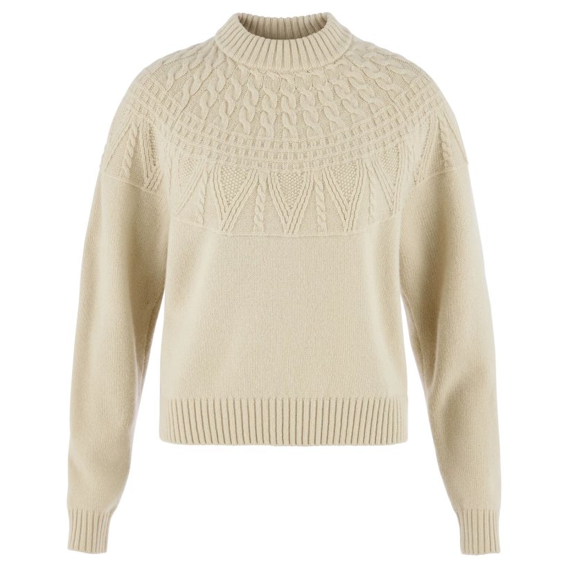 Övik Solid Jacquard Knit W