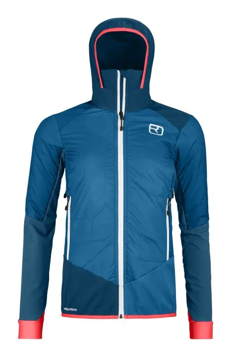 Farbe: mountain blue - Swisswool Col Becchei Hybrid Jacket W