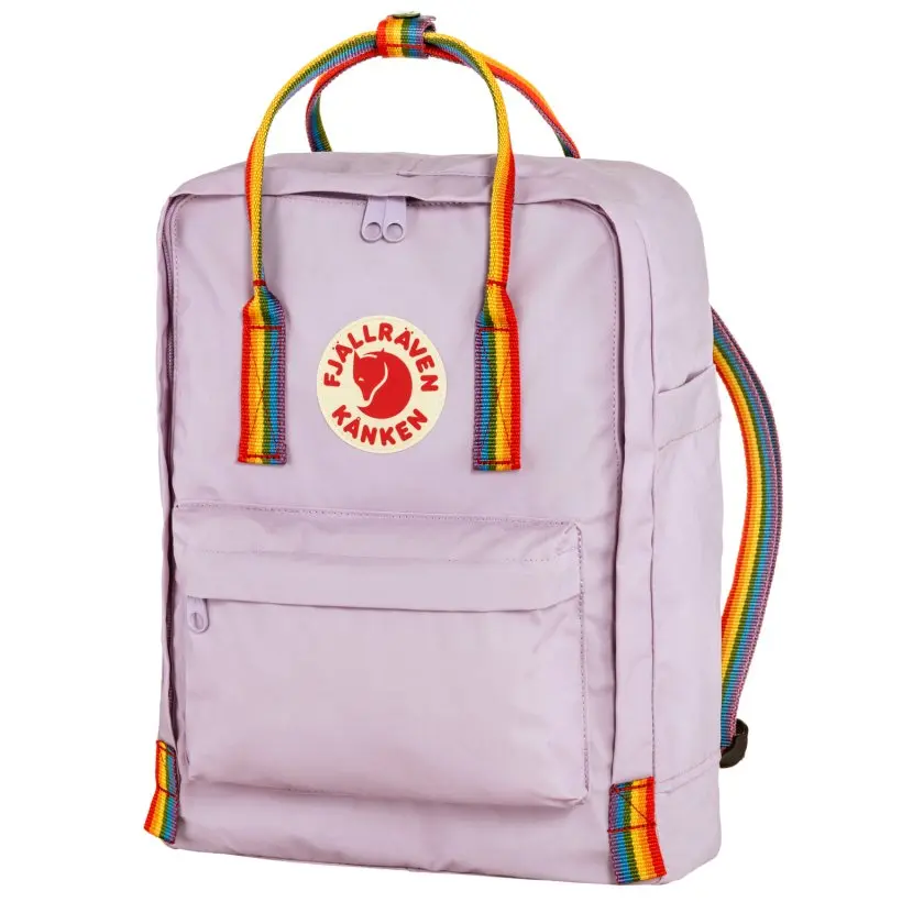 Kanken Rainbow Farbe: 457-907 - Pastel Lavender-Rainbow Pattern - Kanken Rainbow