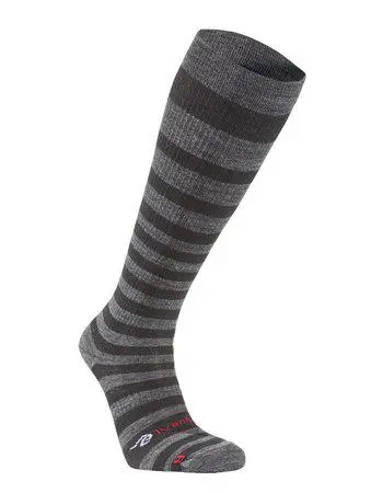 4100112015_Wool Sock Comp_ Black.jpg Wool Sock Compression Stripe