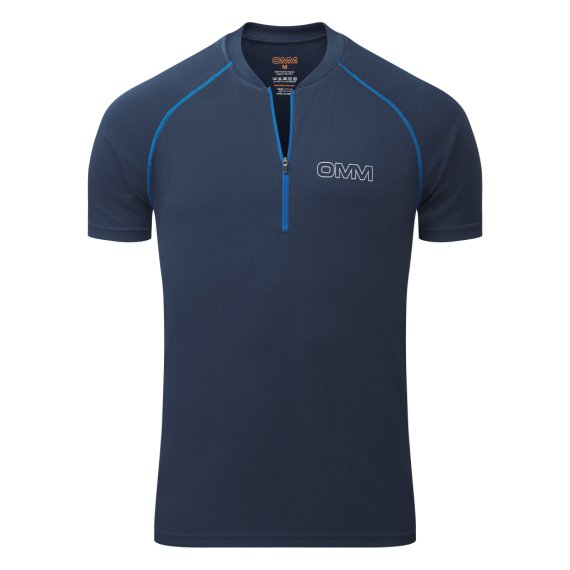 OC198_Bearing_Zip_Tee_Navy_Front.jpg Farbe: Navy - Bearing Zip Tee S/S