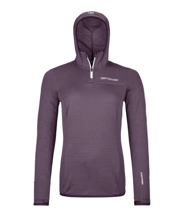 87060-39501-FLEECE_LIGHT_GRID_ZN_HOODY_W_wild_berry-B-01.jpg Fleece Light Grid ZN Hoody W