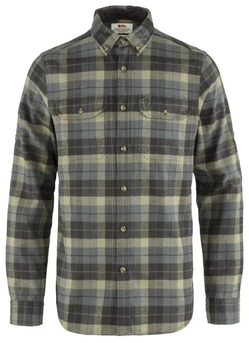 Singi_Heavy_Flannel_Shirt_M_81373-046-018_A_MAIN_FJR.jpg Farbe: 555/232 - Dark Navy/Buckwheat Brown - Singi Heavy Flannel Shirt M