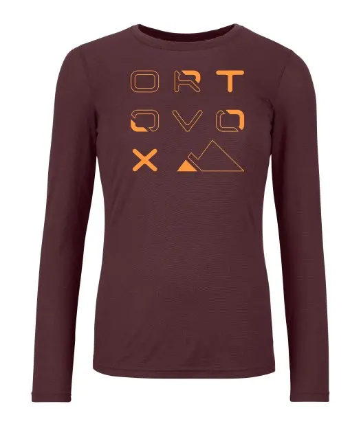 Farbe: Winetasting - 185 Merino Brand Outline LS W