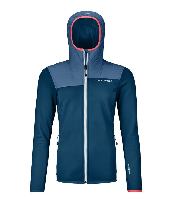 Farbe: petrol blue - Fleece Plus Hoody W