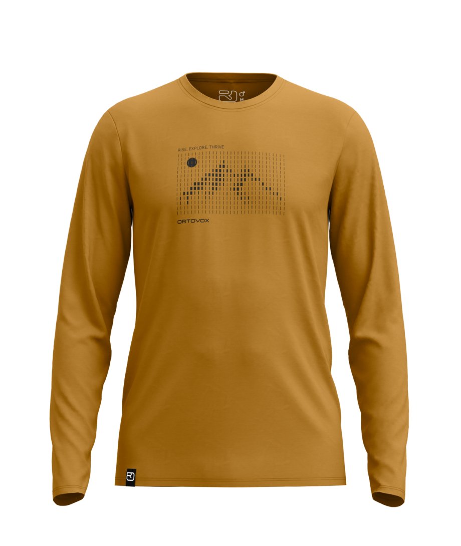 Farbe: Dark Cumin - 185 Merino Sunrise LS M