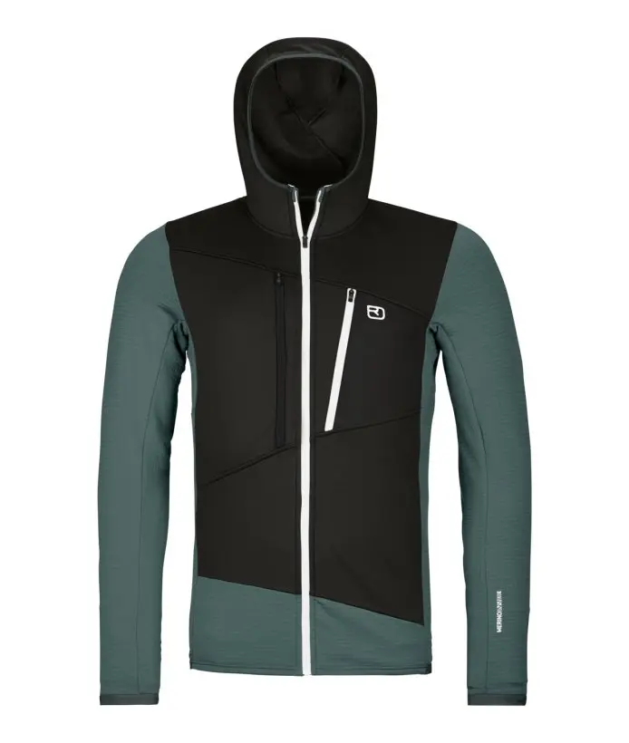 Fleece Grid Hoody M Farbe: dark arctic grey - Fleece Grid Hoody M