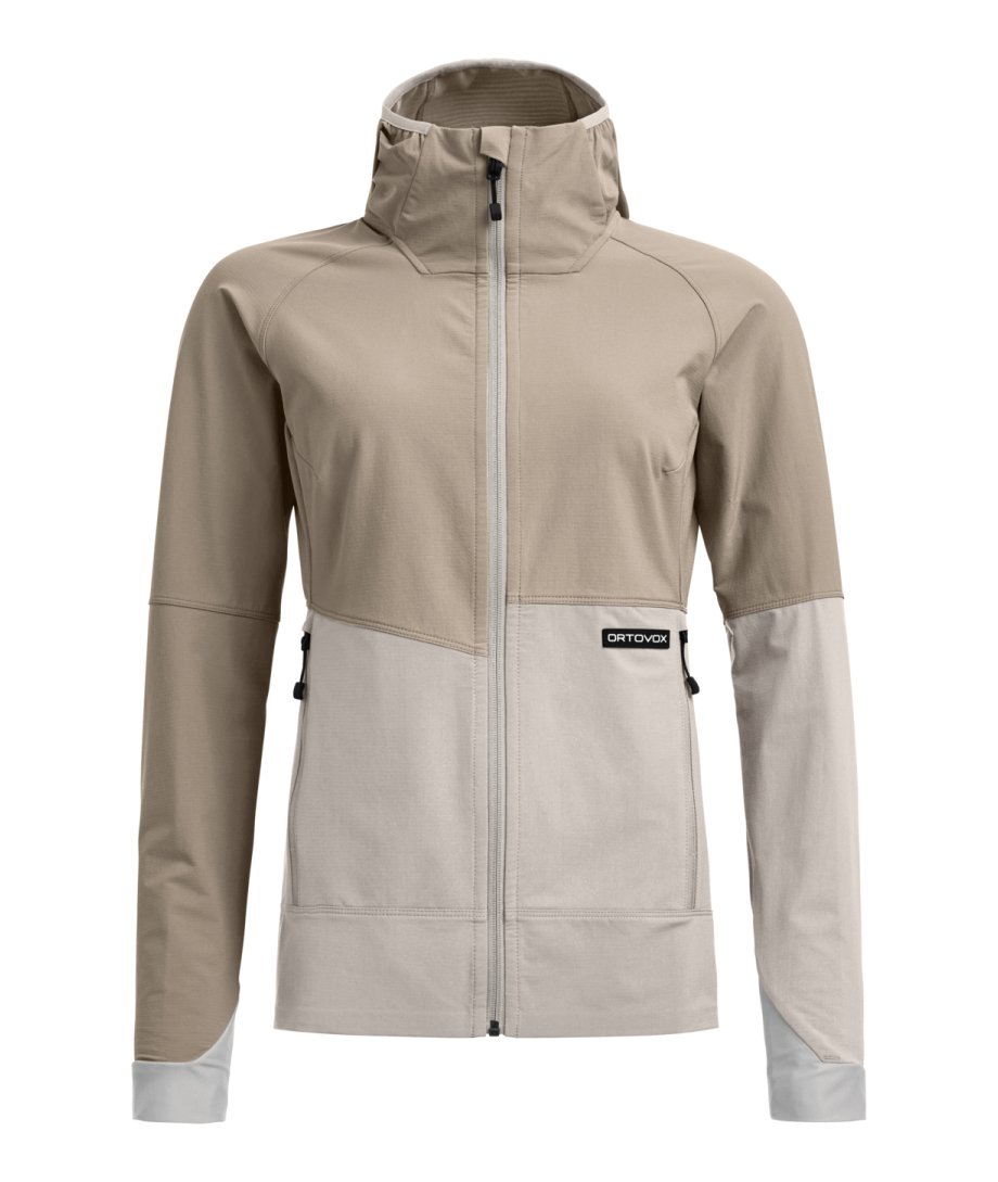 Farbe: Dark Linen - Venet Softshell Hooded Jkt W