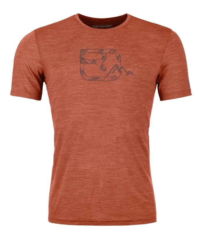 Farbe: clay orange blend - 120 Cool Tec MTN Logo TS M