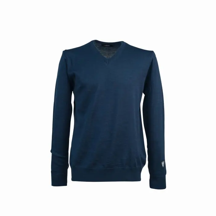 Farbe: 022 - navy - Merino V-Neck Male