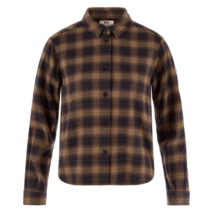 Övik Boxy Flannel Shirt W