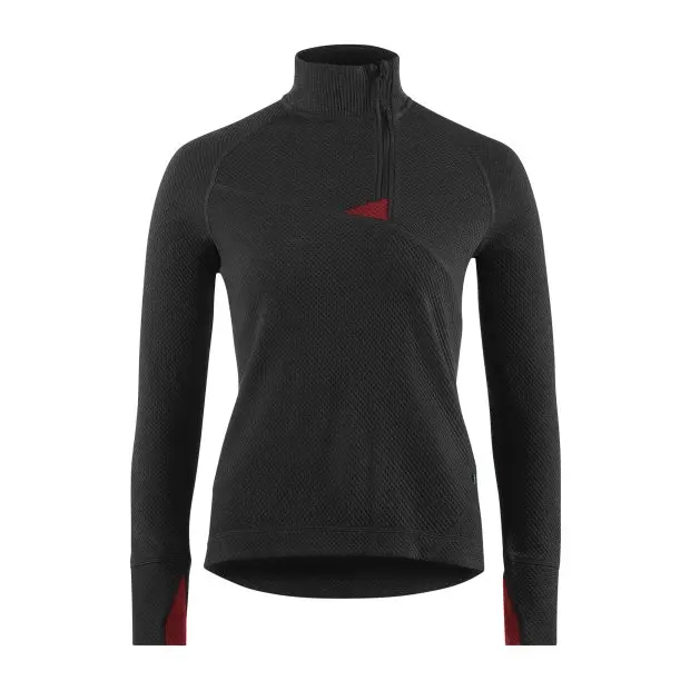 10056_Huge Half Zip Sweater W's_Raven-Burnt Russet_001.jpg Farbe: Raven/Burnt Russet - Huge Half Zip Sweater W´s