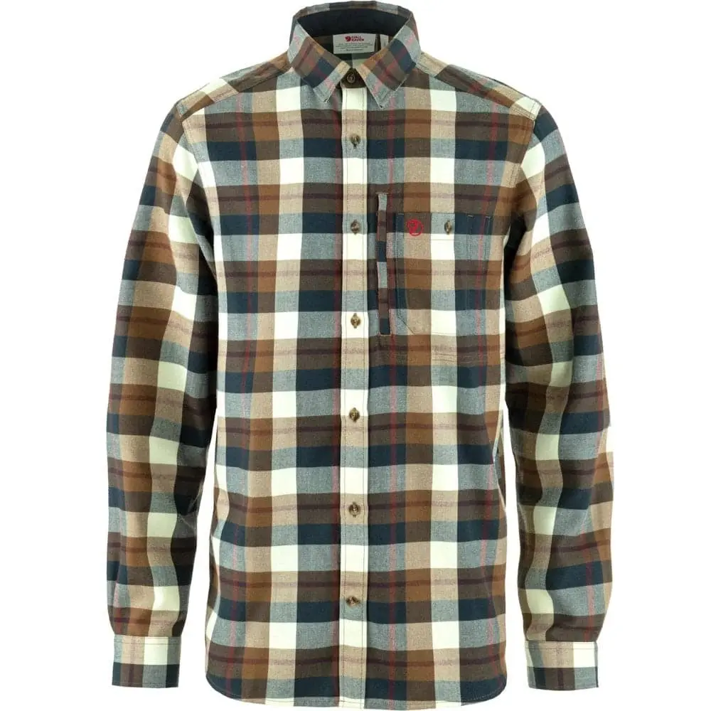 Farbe: 265/113 - Wood Brown/Chalk White - Fjällglim Shirt M
