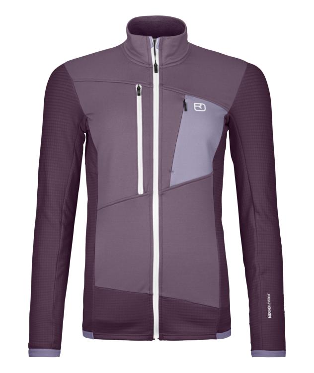 320662-87205-39201-FLEECE_GRID_JACKET_W_dark_wild_berry-B-01.jpg Farbe: dark wild berry - Fleece Grid Jacket W