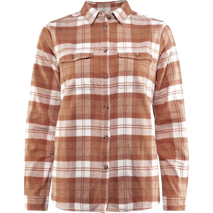 Farbe: 196/232 - Dune Beige/Buckwheat Brown - Övik Heavy Flannel Shirt W Farbe: 196/232 - Dune Beige/Buckwheat Brown - Övik Heavy Flannel Shirt W