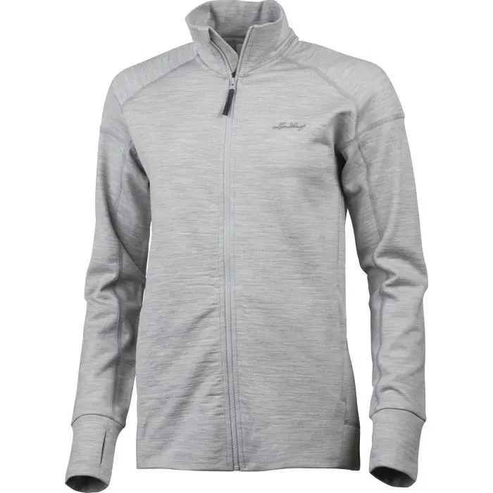 Ullto Merino Ws Full Zip Farbe: 829 - Light Grey - Ullto Merino Ws Full Zip