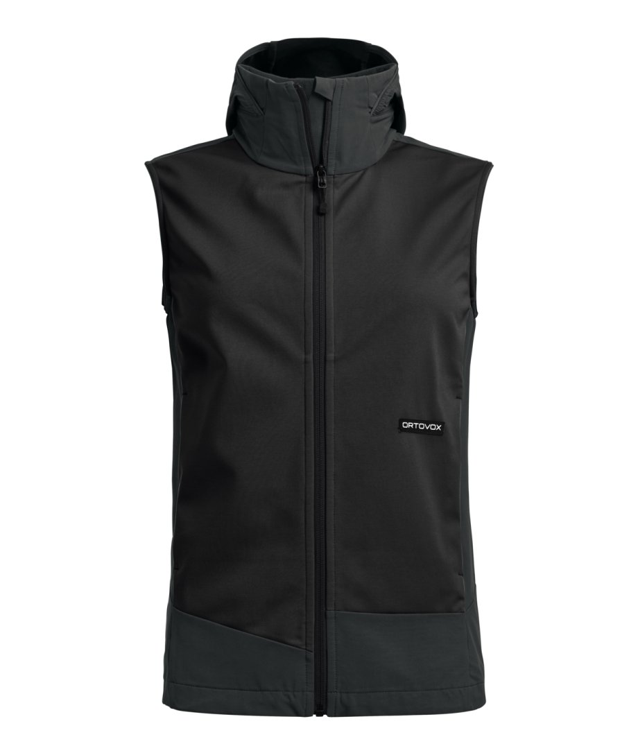 Farbe: Black Raven - Ortler Softshell Plus Vest W