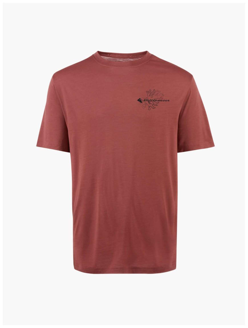 Farbe: Barn Red - Narfi Periderm Tee M's