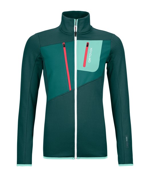 Fleece Grid Jacket W Fleece Grid Jacket W