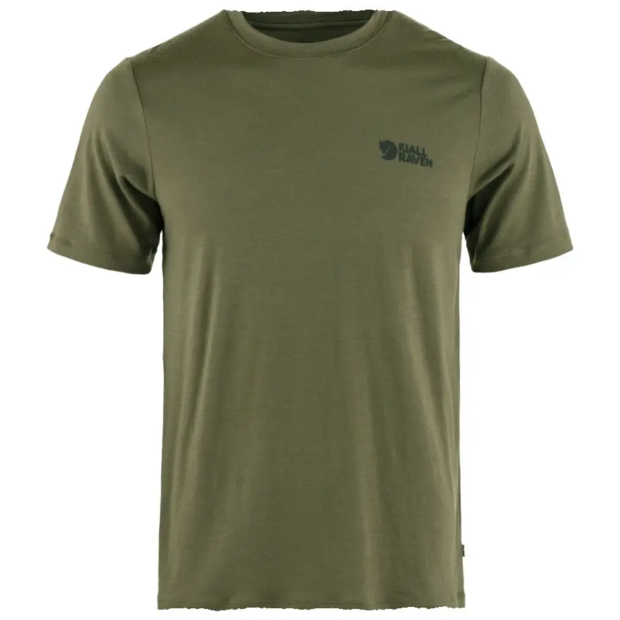 Abisko Wool Logo SS M Farbe: 614 - Patina Green - Abisko Wool Logo SS M