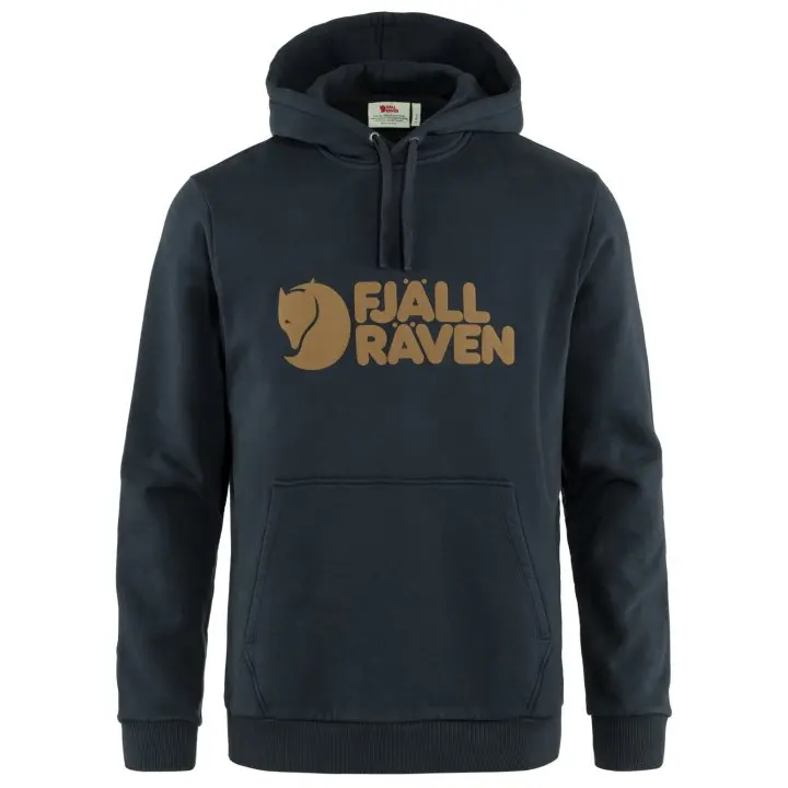 Farbe: Dark Navy - Fjällräven Logo Hoodie M