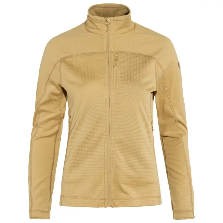 Abisko_Lite_Fleece_Jacket_W_87142-196_A_MAIN_FJR.jpg Farbe: 196 - Dune Beige - Abisko Lite Fleece Jacket W