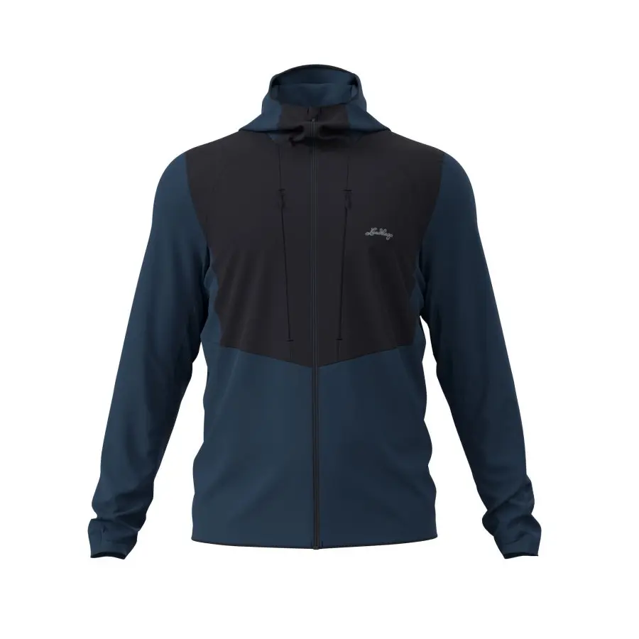 Farbe: Light Navy - Padje Merino Block Hoodie M