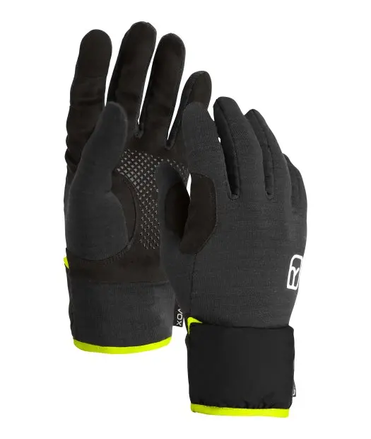 Farbe: black raven - Fleece Grid Cover Glove M