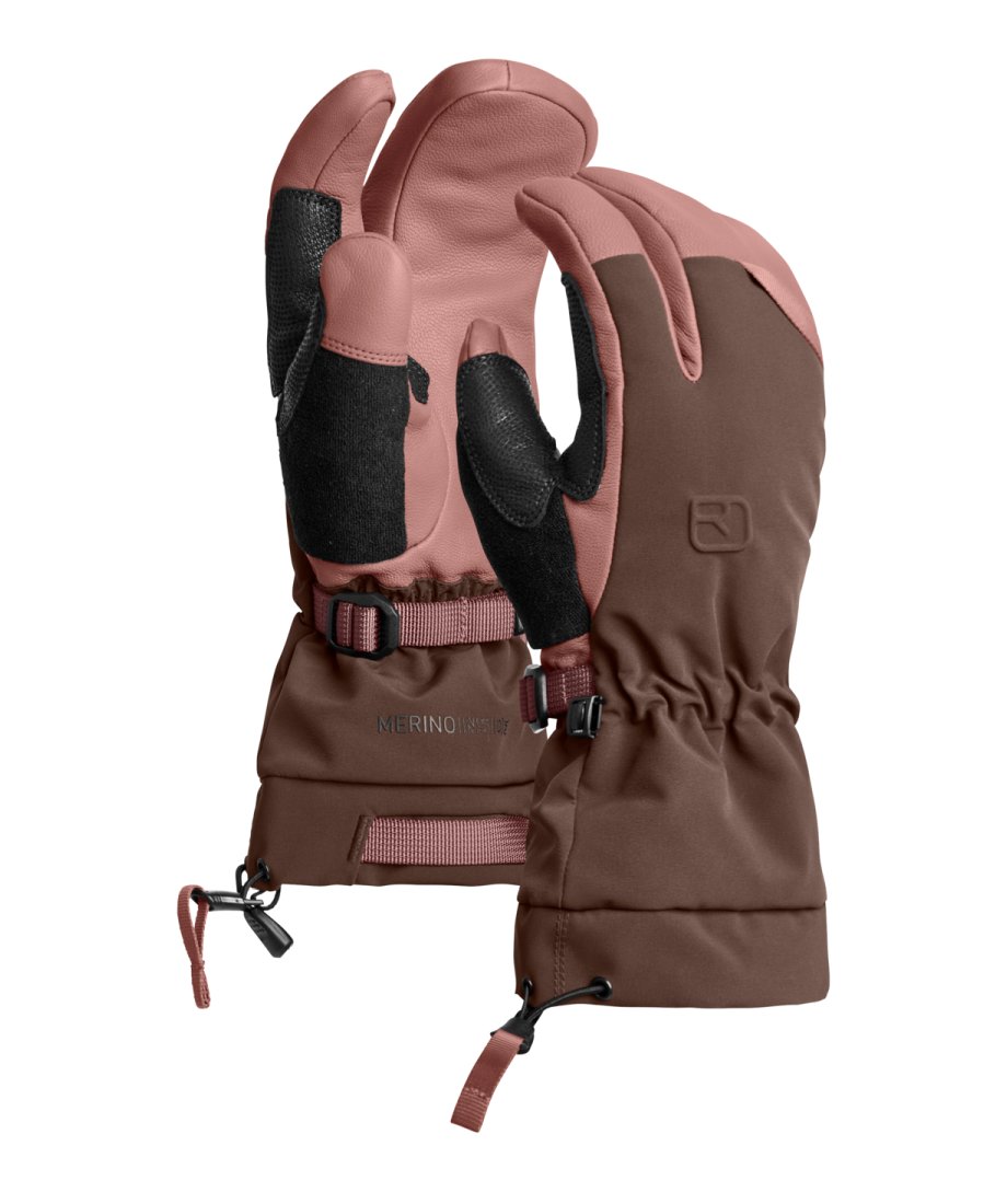 Farbe: dusk rose - Merino Freeride 3 Finger Glove W