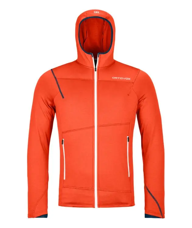 Farbe: clay orange - Fleece Light Hoody M