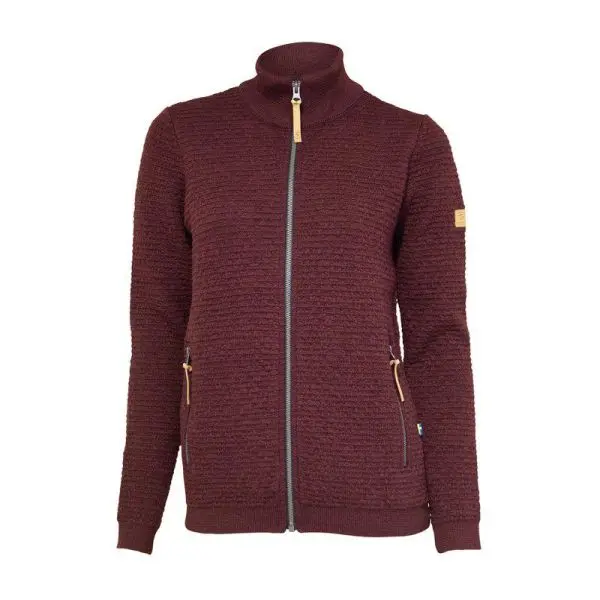 Farbe: Ruby Wine - Morel Full Zip Female