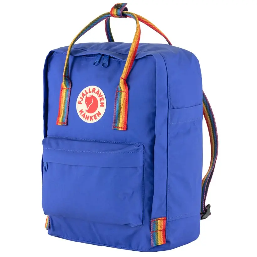 Farbe: 115-907 - Light Oak-Rainbow Pattern - Kanken Rainbow