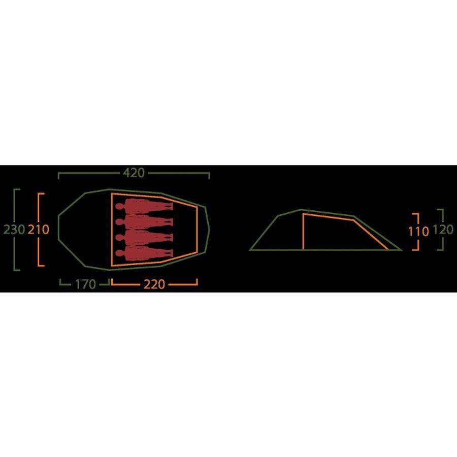 Footprint Lofoten Pro 4 Camp Footprint Lofoten Pro 4 Camp