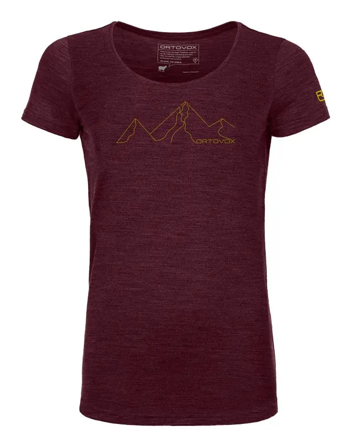 Farbe: dark wine blend - 150 Cool Mountain Face TS W Farbe: dark wine blend - 150 Cool Mountain Face TS W