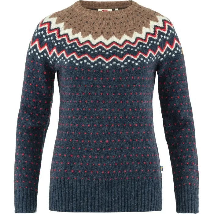 Ovik_Knit_Sweater_W_89941-560_A_MAIN_FJR.jpg Farbe: 560 - Navy - Övik Knit Sweater W