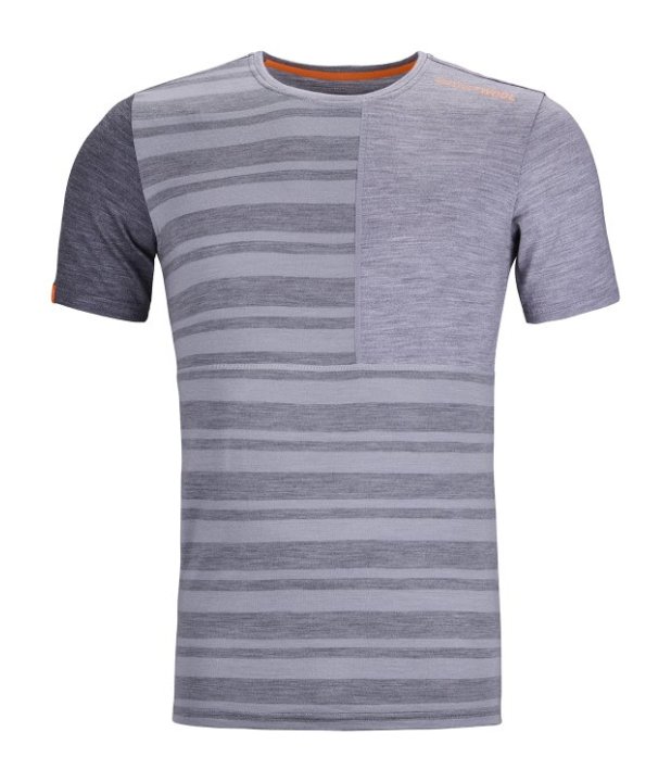 84112-88301-185_ROCKNWOOL_SHORT_SLEEVE_M_grey_blend-B-01.jpg Farbe: Grey Blend - 185 Rock`N`Wool Short Sleeve M